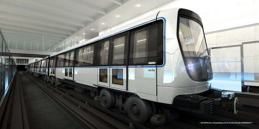 La Métropole Aix-Marseille-Provence et Alstom dévoilent le design des futures rames du métro de Marseille